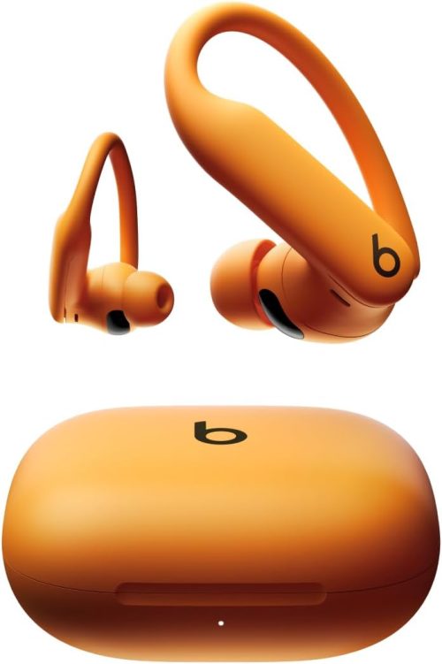 Beats Powerbeats Pro 2 Wireless Bluetooth Earbuds – Noise Cancelling, Heart Rate Monitor, IPX4, Up to 45H Battery & Charging Case, Works with Apple & Android – Electric Orange